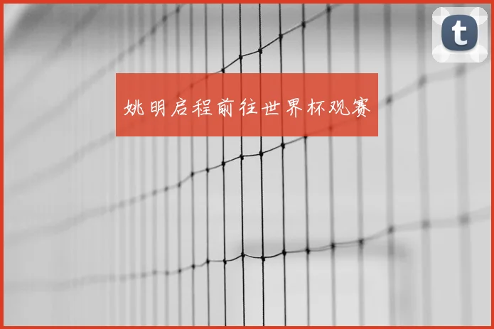 姚明启程前往世界杯观赛